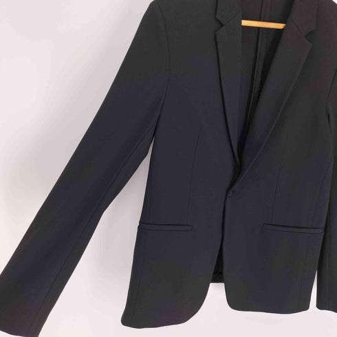 ザラ ZARA レーヨン混 エステル シングルブレスト 1B テーラード ジャケット メンズ import:M