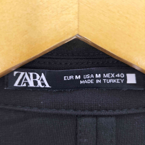 ザラ ZARA レーヨン混 エステル シングルブレスト 1B テーラード ジャケット メンズ import:M