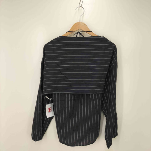 クラネ CLANE ARRANGE STRIPE TOPS レディース JPN:1