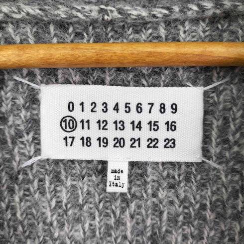 メゾンマルタンマルジェラ Maison Martin Margiela 12AW アルパカ ショールカラーカーディガン メンズ