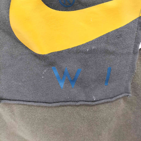 ナイキ NIKE WILD パッチワークデザイン ロゴプリント クルーネック スウェット メンズ import:S