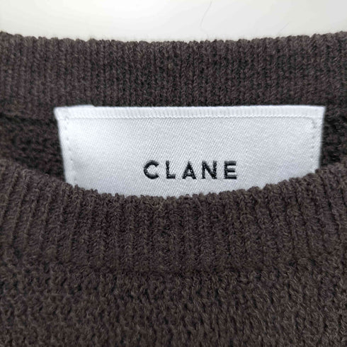 クラネ CLANE AMERICAN SLEEVE KNIT TOPS レディース JPN:1