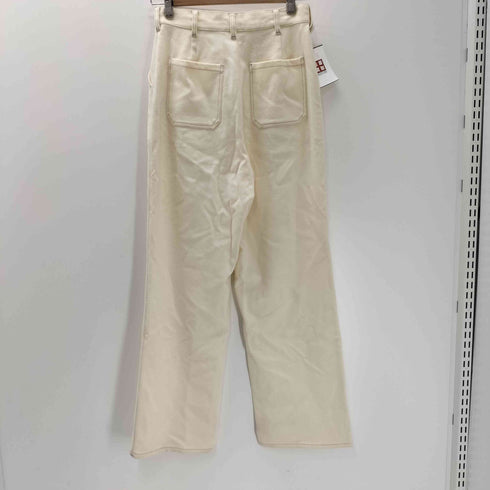 VILLD ウール ボタンフライ ストレート パンツ レディース JPN:38