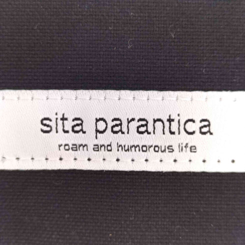 シータパランティカ SITA PARANTICA ブラックキャンバストートバッグ レディース