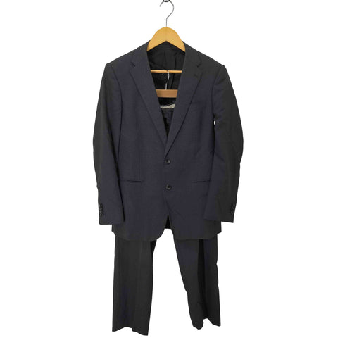 ヒルトン HILTON ピンストライプ 総裏 2B テーラードジャケット テーパード スラックス パンツ セットアップ メンズ 胸囲92 胴囲78 身長175