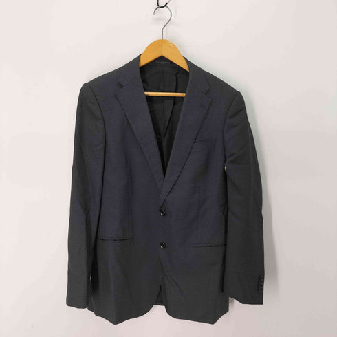 ヒルトン HILTON ピンストライプ 総裏 2B テーラードジャケット テーパード スラックス パンツ セットアップ メンズ 胸囲92 胴囲78 身長175