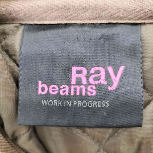 レイビームス Ray BEAMS キルティングフーディジャケット レディース