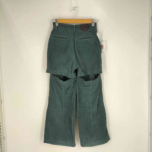 ベルパー BELPER バックスリット コーデュロイパンツ レディース