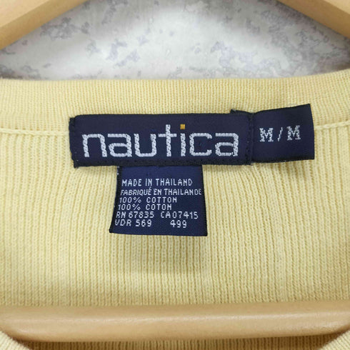 ノーティカ NAUTICA ロゴ刺繍コットンニット メンズ M