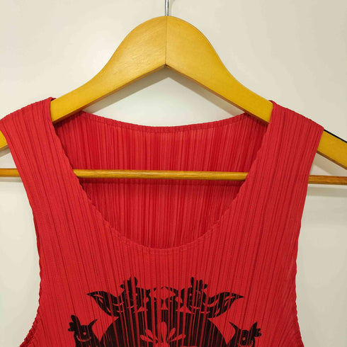 プリーツプリーズイッセイミヤケ PLEATS PLEASE ISSEY MIYAKE オリエンタル プリーツ ノースリーブチュニック タンクトップ レディース JPN:5