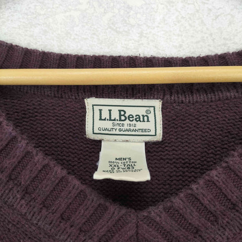 エルエルビーン L.L.Bean Vネックコットンニット メンズ XXL