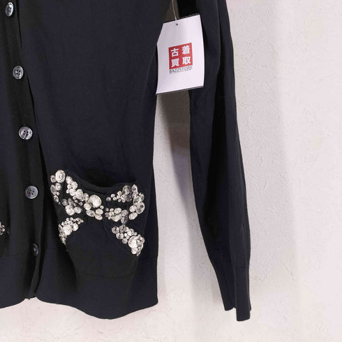 マークジェイコブス MARC JACOBS ビジュー付きカーディガン レディース XS