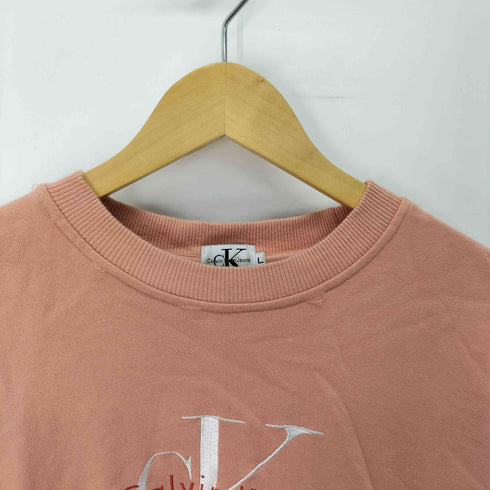 カルバンクラインジーンズ Calvin Klein Jeans 刺繍ロゴ クルーネック スウェット メンズ import:L