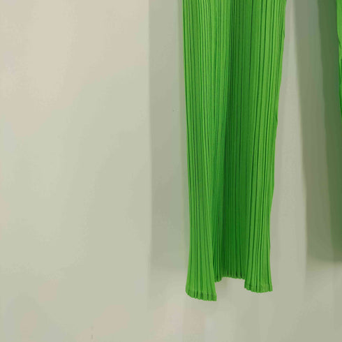 イッセイミヤケ ISSEY MIYAKE プリーツ テーパードパンツ レディース JPN:S
