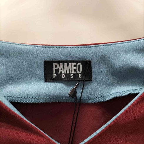 パメオポーズ Pameo Pose リボン ドルマン スリーブ ワンピース レディース FREE