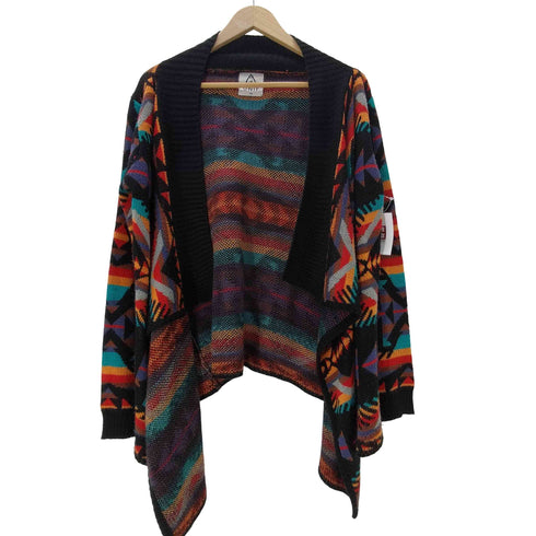 ユニフ UNIF 総柄 ネイティブ カーディガン ガウン レディース import:XS