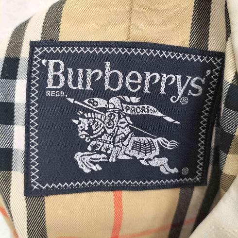 バーバリーズ BURBERRYS 裏地ノバチェック比翼ステンカラーコート メンズ 170