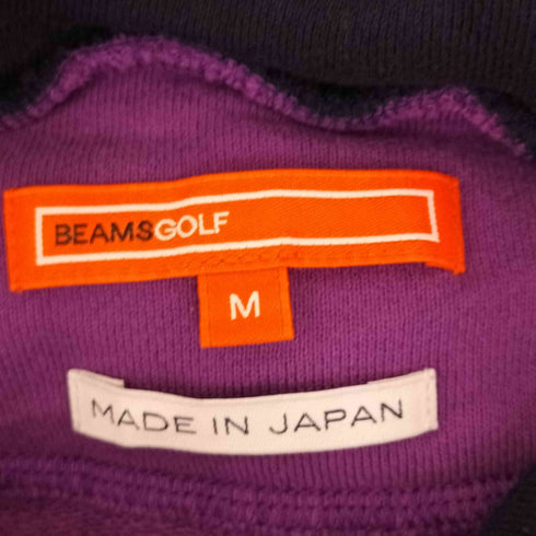 ビームス BEAMS GOLF ラバープリント配色パーカー メンズ JPN:M
