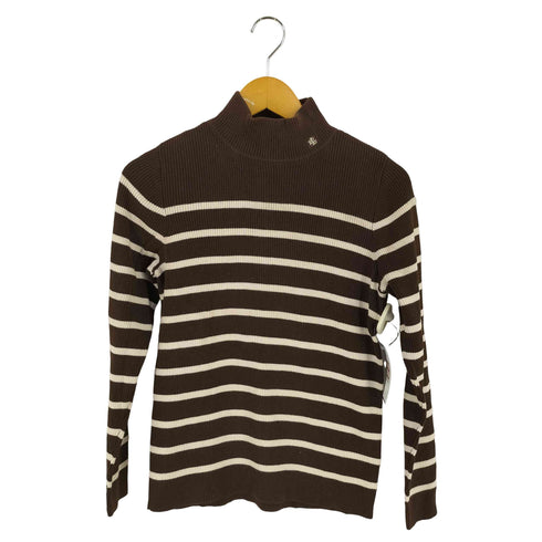 ローレンラルフローレン LAUREN RALPH LAUREN ハイネック ボーダーニット レディース import:L