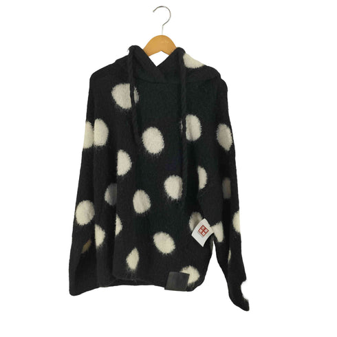 マークジェイコブス MARC JACOBS THE BRUSHED SPOTS KNIT HOODIE レディース XS