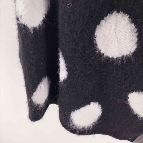マークジェイコブス MARC JACOBS THE BRUSHED SPOTS KNIT HOODIE レディース XS