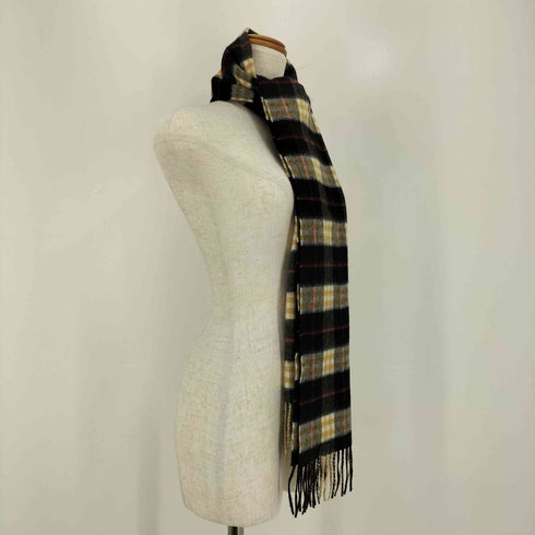 バーバリーロンドン BURBERRY LONDON England 現行 ノバチェック フリンジマフラー レディース