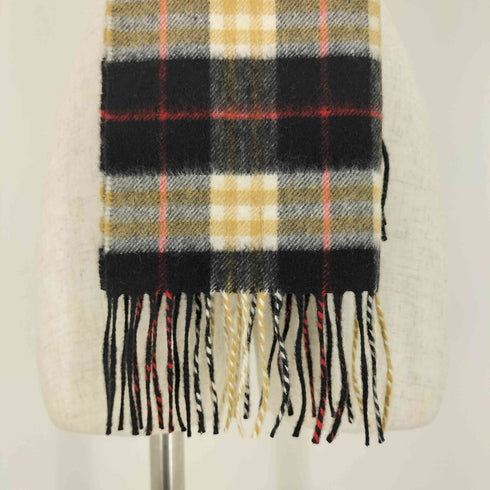 バーバリーロンドン BURBERRY LONDON England 現行 ノバチェック フリンジマフラー レディース