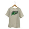 アベイシングエイプ A BATHING APE ロゴプリント クルーネック コットン半袖Tシャツ メンズ L