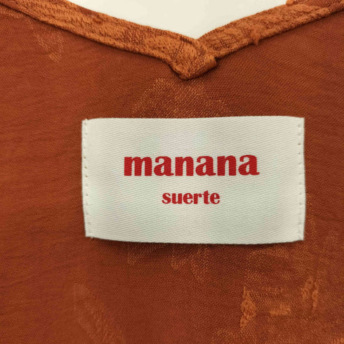 manana suerte ジャガードカシュクールワンピース レディース FREE