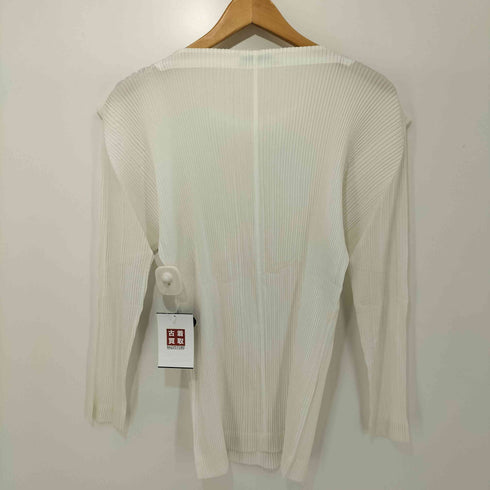 イッセイミヤケ ISSEY MIYAKE 変形 プリーツ ブラウス レディース JPN:M