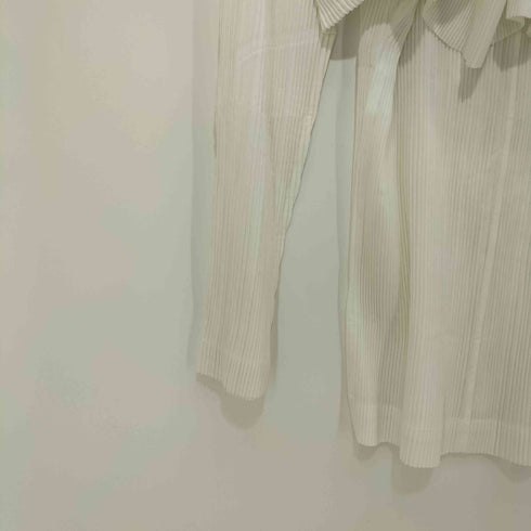 イッセイミヤケ ISSEY MIYAKE 変形 プリーツ ブラウス レディース JPN:M