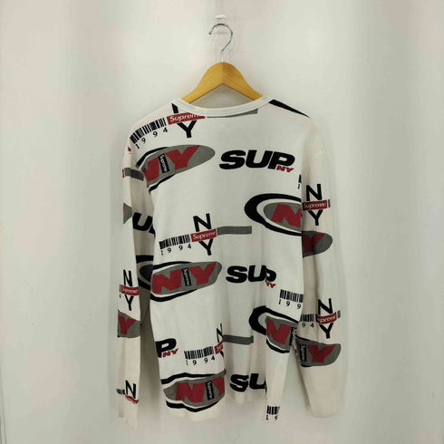 シュプリーム Supreme 18AW NY WAFFLE THERMAL ワッフル サーマル ロングスリーブ トレーナー メンズ M