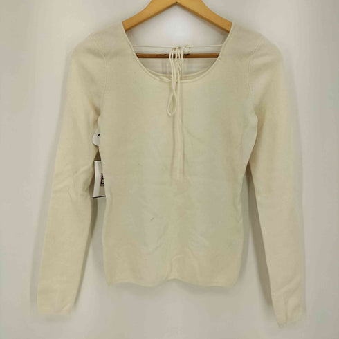 クラネ CLANE ARRANGE RIBBON KNIT TOPS レディース JPN:1