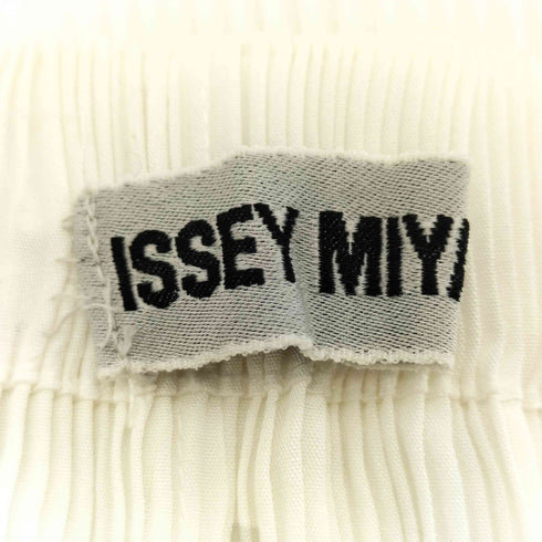 イッセイミヤケ ISSEY MIYAKE プリーツ スリット ミディスカート レディース JPN:M