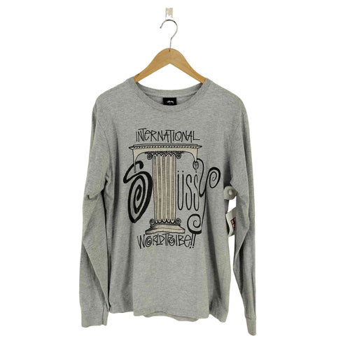 ステューシー Stussy L/S プリントTシャツ メンズ import:S