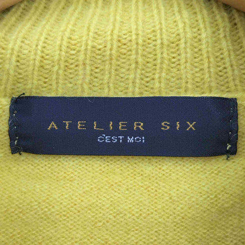 ATELIER SIX PURE CASHMERE 100 ハイネックニット レディース FREE