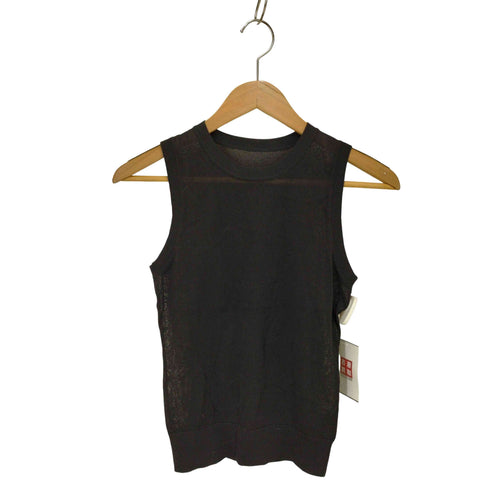 クラネ CLANE SLEEVELESS SHEER KNIT TOPS レディース JPN:1