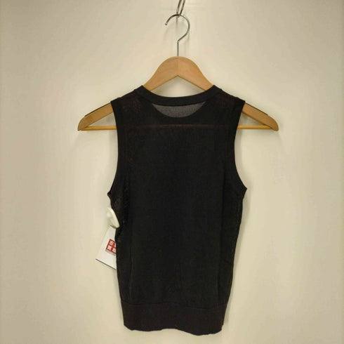クラネ CLANE SLEEVELESS SHEER KNIT TOPS レディース JPN:1