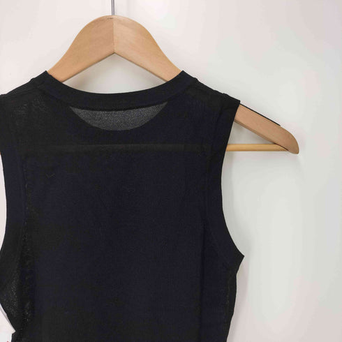 クラネ CLANE SLEEVELESS SHEER KNIT TOPS レディース JPN:1
