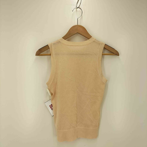 クラネ CLANE SLEEVELESS SHEER KNIT TOPS レディース JPN:1