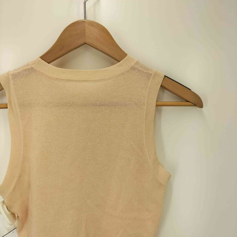 クラネ CLANE SLEEVELESS SHEER KNIT TOPS レディース JPN:1