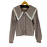 アクシーズファム axes femme ビック襟 ニットカーデ レディース JPN:M