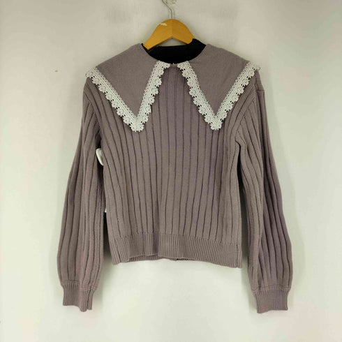 アクシーズファム axes femme ビック襟 ニットカーデ レディース JPN:M