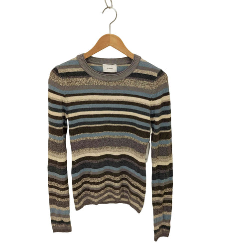 クラネ CLANE MOLE MIX BORDER KNIT TOPS レディース JPN:1
