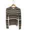 クラネ CLANE MOLE MIX BORDER KNIT TOPS レディース JPN:1