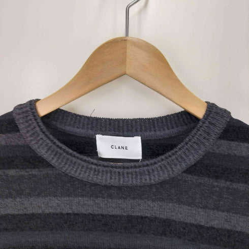 クラネ CLANE MOLE MIX BORDER KNIT TOPS レディース JPN:1
