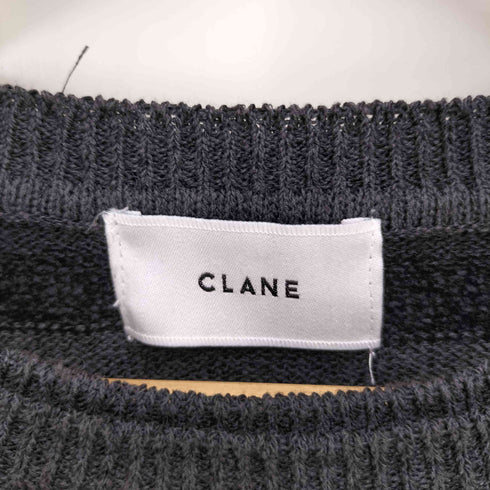 クラネ CLANE MOLE MIX BORDER KNIT TOPS レディース JPN:1