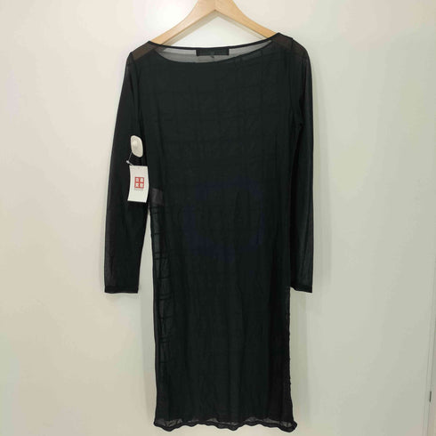 JEAN COLONNA イタリア製 チェックパターン チュニック ワンピース ドレス レディース import:S