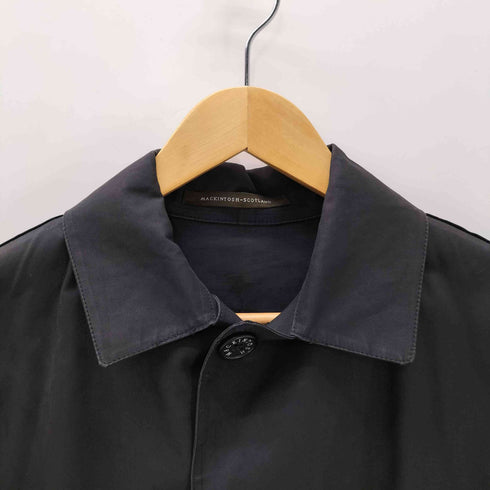 マッキントッシュ Mackintosh MADE IN Scotland 英国製 ゴム引き コットン バルマカーン ステンカラーコート メンズ UK:36