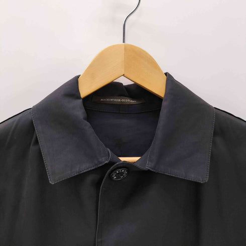 マッキントッシュ Mackintosh MADE IN Scotland 英国製 ゴム引き コットン バルマカーン ステンカラーコート メンズ UK:36